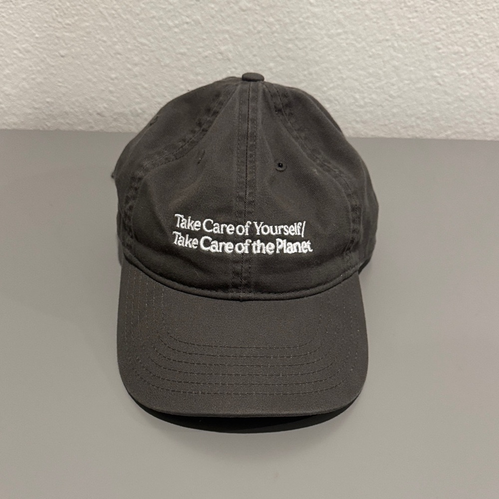 Dark Grey Adjustable Cotton Baseball Cap